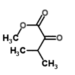 结构式 CAS# 3952-67-8, 甲基3-甲基-2-氧代丁酸酯