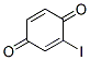 structure of CAS# 3958-83-6, 2-Iodocyclohexa-2,5-Diene-1,4-Dione;2-Iodo-1,4-Benzoquinone;2-Iodo-P-Benzoquinone;Brn 2352252