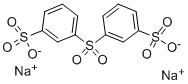structure of CAS# 39616-93-8, Diphenylsulfone-3,3'-Disulfonic Acid Disodium Salt;Benzenesulfonic Acid, 3,3'-Sulfonylbis-, Disodium Salt
