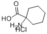 structure of CAS# 39692-17-6, 1-Amino-1-Cyclohexanecarboxylic Acid Hydrochloride;1-Amino-1-Cyclohexanecarboxylic Acid Hydrochloride;Sbb003752;Eu-0100117