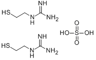 结构式 CAS# 3979-00-8, (2-巯基乙基)-胍硫酸盐