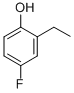 结构式 CAS# 398-71-0, 2-乙基-4-氟苯酚