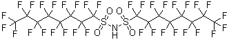 structure of CAS# 39847-41-1, Bis(Perfluorooctylsulfonyl)amine;1,1,2,2,3,3,4,4,5,5,6,6,7,7,8,8,8-Heptadecafluoro-N-(Perfluorooctylsulphonyl)Octane-1-Sulphonamide;1,1,2,2,3,3,4,4,5,5,6,6,7,7,8,8,8-Heptadecafluoro-N-(Perfluorooctylsulfonyl)Octane-1-Sulfonamide;Bis(Perfluorooctylsulphonyl)Amine