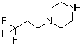 structure of CAS# 399580-61-1, 1-(3,3,3-Trifluoropropyl)-Piperazine