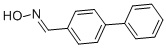 structure of CAS# 40143-27-9, 4-Biphenylaldehyde Oxime;Zinc00156849;Nsc93959