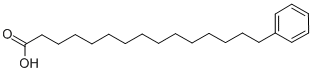 structure of CAS# 40228-93-1, 15-Phenylpentadecanoic Acid;Benzenepentadecanoic Acid