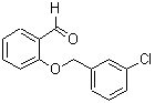 structure of CAS# 40359-59-9, 2-(3-Chlorobenzyloxy)Benzaldehyde;2-(3-CHLOROBENZYLOXY)BENZALDEHYDE