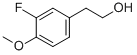 structure of CAS# 404-91-1, 3-Fluoro-4-Methoxyphenethyl Alcohol;3-FLUORO-4-METHOXYPHENETHYL ALCOHOL