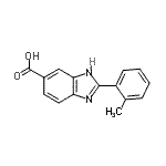 CAS 登录号：404583-68-2， 2-(2-甲基苯基)-1H-苯并咪唑-6-羧酸