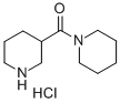 结构式 CAS# 40576-21-4, 哌啶(3-哌啶基)甲酮盐酸盐