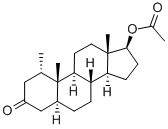 CAS#: 4062-46-8， 17beta-Hydroxy-1alpha-Methyl-5-alpha-androstan-3-One Acetate
