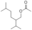 structure of CAS# 40853-55-2, Acetic Acid 2-Isopropyl-5-Methylhexyl Ester;(2-Isopropyl-5-Methyl-Hexyl) Acetate;Acetic Acid (2-Isopropyl-5-Methylhexyl) Ester;Acetic Acid (2-Isopropyl-5-Methyl-Hexyl) Ester