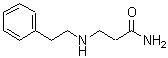 structure of CAS# 4091-84-3, N<Sup>3</Sup>-(2-Phenylethyl)-beta-Alaninamide;3-[(2-phenylethyl)amino]propanamide;MFCD00769479;N<sup>3</sup>-(2-phenylethyl)-β-alaninamide