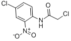 结构式 CAS# 40930-49-2, 2-氯-N-(4-氯-2-硝基-苯基)-乙酰胺