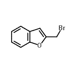 结构式 CAS# 41014-27-1, 2-(溴甲基)-1-苯并呋喃