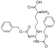structure of CAS# 4125-79-5, Nomega,Nomega'-Di-Cbz-L-arginine