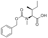 structure of CAS# 4125-97-7, N-Cbz-N-Methyl-L-Isoleucine;NALPHA-Benzyloxycarbonyl-N-Methyl-L-Isoleucine;BENZYLOXYCARBONYL-N-ALPHA-METHYL-L-ISOLEUCINE;N-ALPHA-CBZ-N-ALPHA-METHYL-L-ISOLEUCINE
