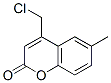 结构式 CAS# 41295-65-2, 4-氯甲基-6-甲基-苯并吡喃-2-酮