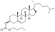 structure of CAS# 41371-14-6, Cholesterol n-Butyl Carbonate;Carbonic Acid Butyl 3Β-Cholesteryl Ester;N-BUTYL CARBONIC ACID CHOLESTEROL ESTER;Butyl Carbonic Acid Cholesterol Ester