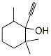 structure of CAS# 41613-59-6, 1-Ethynyl-2,2,6-Trimethylcyclohexanol