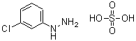 structure of CAS# 41713-37-5, 3-Chlorophenylhydrazine Sulfate