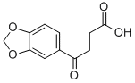 结构式 CAS# 41764-07-2, 4-[3,4-(亚甲二氧基)苯基]-4-氧代丁酸
