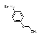 structure of CAS# 41842-30-2, Bromo(4-Ethoxyphenyl)Magnesium;4-Ethoxyphenylmagnesium bromide;4-Ethoxyphenylmagnesium bromide 0.5 M in Tetrahydrofuran