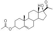 structure of CAS# 41906-06-3, 17-Hydroxy-20-Oxopregn-5-En-3-Yl Acetate;17-hydroxy-20-oxopregn-5-en-3-yl acetate;17-Hydroxy-20-oxopregn-5-en-3-yl acetate #;17-Hydroxy-20-oxopregn-5-en-3-yl acetate, (3β)-
