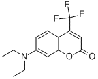 结构式 CAS# 41934-47-8, 7-二乙基氨基-4-(三氟甲基)香豆素