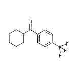 结构式 CAS# 419543-02-5, 环己基[4-(三氟甲基)苯基]甲酮