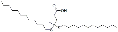 CAS#: 4200-61-7， 4,4-Bis(Dodecylthio)Pentanoic Acid