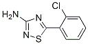structure of CAS# 42053-84-9, 5-(2-Chlorophenyl)-1,2,4-Thiadiazol-3-Amine
