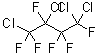 structure of CAS# 423-38-1, Hexafluoro-1,1,3,4-Tetrachlorobutane;1,1,3,4-Tetrachloro-1,2,2,3,4,4-Hexafluoro-Butane;1,1,3,4-Tetrachlorohexafluorobutane;1,2,4,4-Tetrachloro-1,1,2,3,3,4-Hexafluorobutane