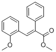 结构式 CAS# 42307-45-9, 3-(2-甲氧基苯基)-2-苯基丙烯酸甲酯
