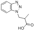 structure of CAS# 4233-62-9, 3-Benzotriazol-1-Yl-2-Methyl-Propionic Acid;(2S)-3-(Benzotriazol-1-Yl)-2-Methyl-Propanoate;(2S)-3-(1-Benzotriazolyl)-2-Methylpropanoate;(2S)-3-(Benzotriazol-1-Yl)-2-Methyl-Propionate