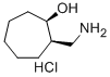 结构式 CAS# 42418-76-8, 顺式-2-氨基甲基环庚醇盐酸盐