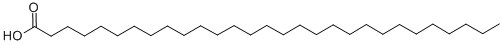 structure of CAS# 4250-38-8, Nonacosanoic Acid;Lmfa01010029
