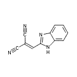 CAS 登录号：42579-99-7， (1H-苯并咪唑-2-基亚甲基)丙二腈