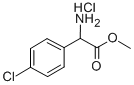 structure of CAS# 42718-19-4, 1-(4-Chlorophenyl)-2-Methoxy-2-Oxo-1-Ethanaminium Chloride;[(1S)-1-(4-Chlorophenyl)-2-Methoxy-2-Oxo-Ethyl]Ammonium;[(1S)-1-(4-Chlorophenyl)-2-Methoxy-2-Oxoethyl]Ammonium;[(1S)-1-(4-Chlorophenyl)-2-Keto-2-Methoxy-Ethyl]Ammonium