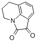 structure of CAS# 4290-72-6, 5,6-Dihydro-4H-Pyrrolo[3,2,1-ij]quinoline-1,2-dione;Zinc03623081;4H-Pyrrolo[3,2,1-Ij]Quinoline-1,2-Dione, 5,6-Dihydro-;A2936/0123591