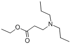 结构式 CAS# 42980-55-2, 3-二正丙基氨基丙酸乙酯