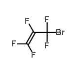 structure of CAS# 431-56-1, 3-Bromo-1,1,2,3,3-Pentafluoro-1-Propene;3-Bromopentafluoroprop-1-ene;3-Bromopentafluoropropene;3-Bromoperfluoroprop-1-ene