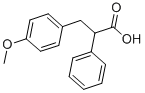 structure of CAS# 4314-68-5, 3-(4-Methoxy-Phenyl)-2-Phenyl-Propionic Acid;3-(4-Methoxyphenyl)-2-Phenyl-Propanoic Acid;3-(4-Methoxyphenyl)-2-Phenyl-Propionic Acid;3-(4-Methoxyphenyl)-2-Phenylpropionic Acid