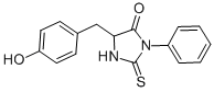结构式 CAS# 4332-95-0, 3-苯基-5-(4-羟基苄基)-2-硫代海因