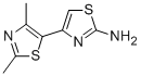 structure of CAS# 435341-84-7, 2',4'-Dimethyl-[4,5']Bithiazolyl-2-Ylamine;4-(2,4-Dimethylthiazol-5-Yl)Thiazol-2-Amine;4-(2,4-Dimethyl-5-Thiazolyl)-2-Thiazolamine;[4-(2,4-Dimethylthiazol-5-Yl)Thiazol-2-Yl]Amine