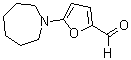 structure of CAS# 436088-58-3, 5-Azepan-1-Yl-Furan-2-Carbaldehyde;5-(1-Azepanyl)-2-Furancarboxaldehyde;5-(Azepan-1-Yl)Furfural;Oprea1_663272