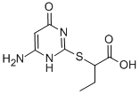structure of CAS# 436088-62-9, 2-(6-Amino-4-Oxo-1,4-Dihydro-Pyrimidin-2-Yl-Sulfanyl)-Butyric Acid;(2S)-2-[(4-Amino-6-Oxo-3H-Pyrimidin-2-Yl)Thio]Butanoate;(2S)-2-[(4-Amino-6-Keto-3H-Pyrimidin-2-Yl)Thio]Butyrate;Zinc00317202