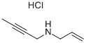 structure of CAS# 436099-58-0, Allyl-But-2-Ynyl-Amine;Allyl-But-2-Ynyl-Ammonium;Allyl-But-2-Ynylammonium;But-2-Ynyl-Prop-2-Enyl-Azanium