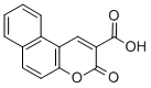 structure of CAS# 4361-00-6, 3-Oxo-3H-Benzo[f]Chromene-2-Carboxylic Acid;3-Oxo-2-Benzo[F]Chromenecarboxylate;3-Ketobenzo[F]Chromene-2-Carboxylate;Zinc00169296