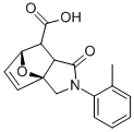 structure of CAS# 436810-98-9, 4-Oxo-3-o-Tolyl-10-Oxa-3-Aza-Tricyclo[5.2.1.0(1,5)]Dec-8-Ene-6-Carboxylic Acid